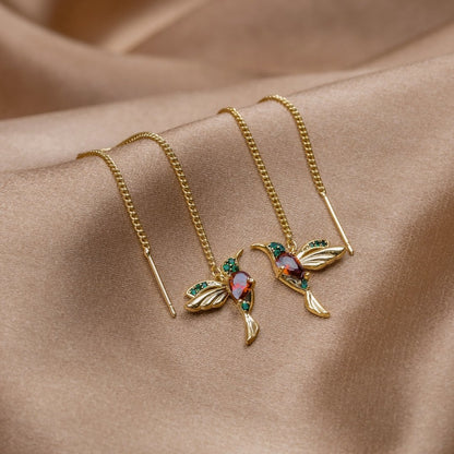 Danyel™ | Boucles d’oreilles Hummingbird à pampilles