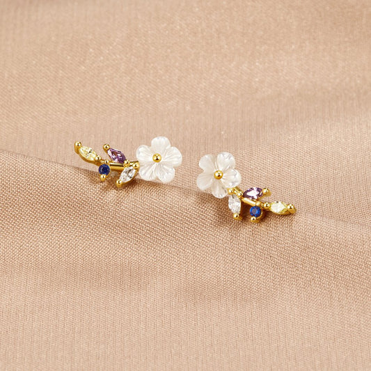 Vanity™ | Boucles d’oreilles Crystal White Blossom