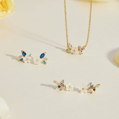 Vanity™ | Boucles d’oreilles Crystal White Blossom
