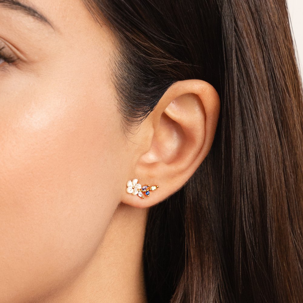 Vanity™ | Boucles d’oreilles Crystal White Blossom