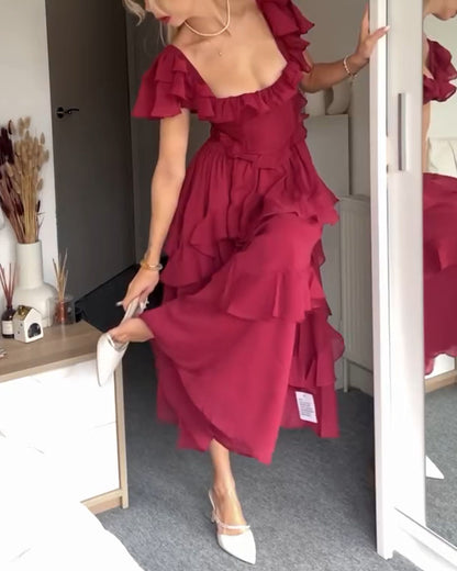 Elisa | Robe à volants