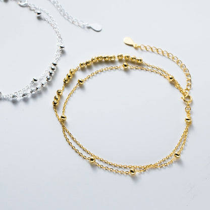 Sylvie™ | Bracelet de Cheville Perles Discrètes