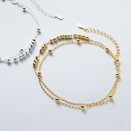 Sylvie™ | Bracelet de Cheville Perles Discrètes