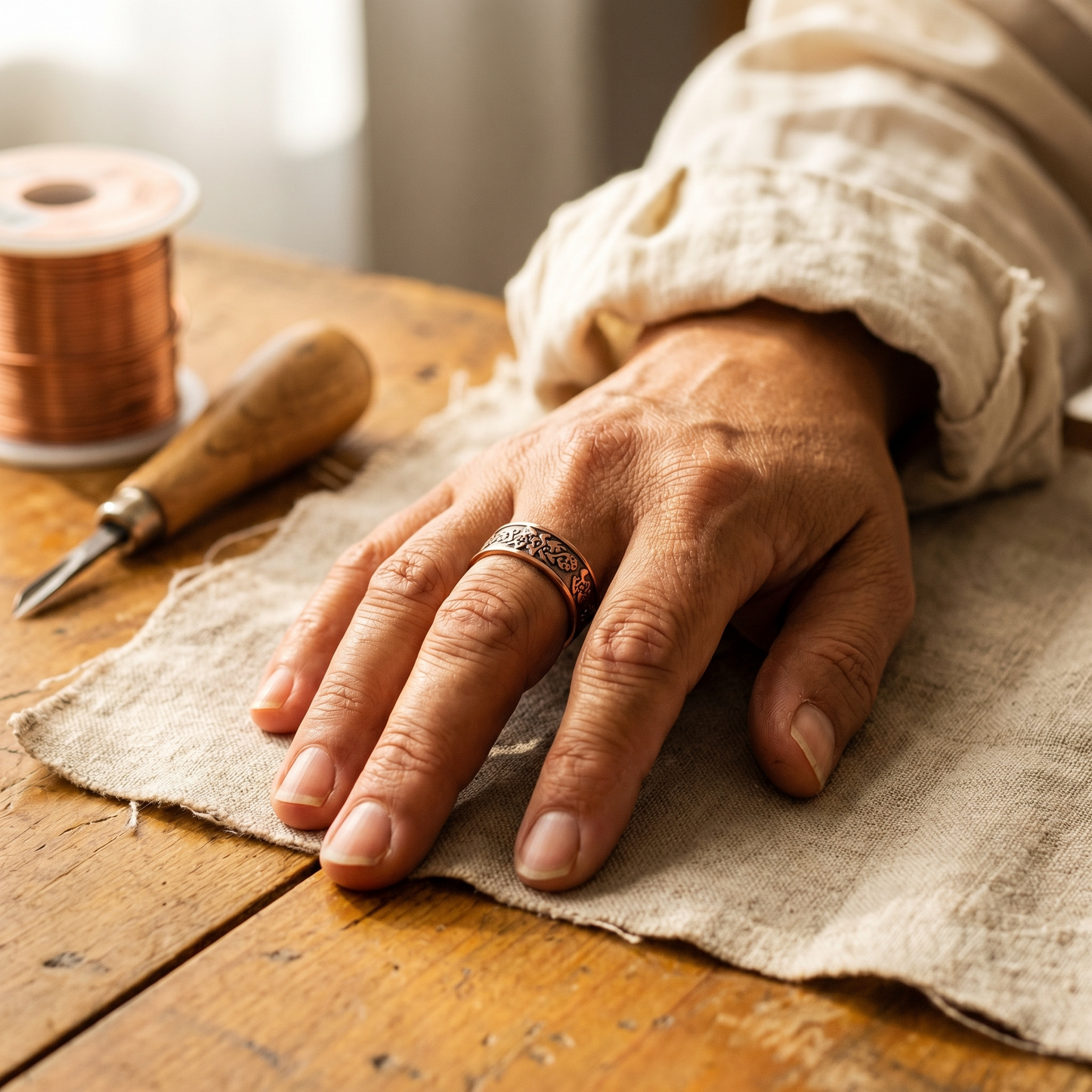 Bague en cuivre Clag de Marguax