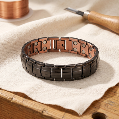 Bracelet en cuivre pour hommes - Ocre de Marguax
