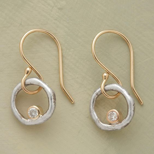 Éva™ | Boucles zircon bicolores