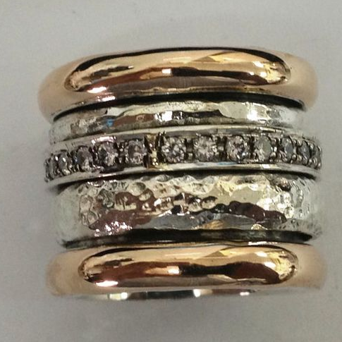 Bague Structurée Dorée™ – Volume Vintage