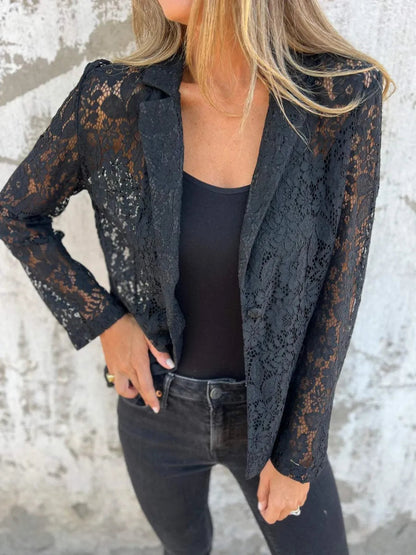 Blazer en dentelle