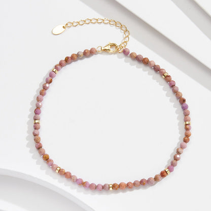 Lilou™ | Bracelet de Cheville Lavande Doré