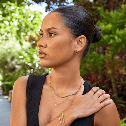 Larissa™ | Boucles d’oreilles Twist dorées