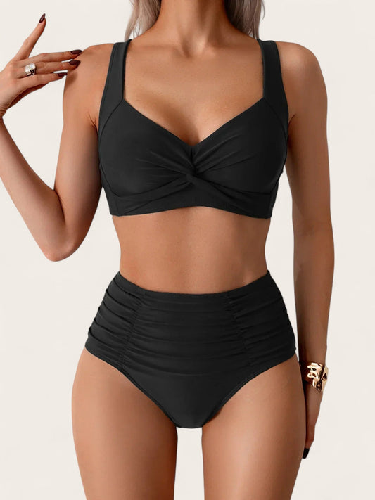Nolwenn | Bikini bandeau à volants