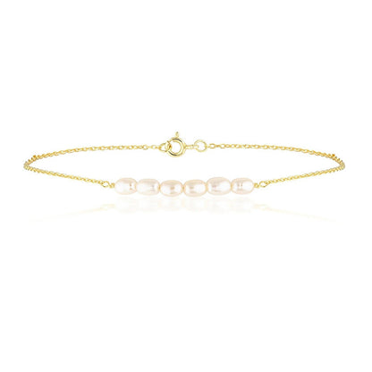 Isaline™ | Bracelet de Cheville Perles Naturelles