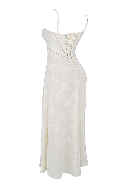 Paulette - Robe longue corset