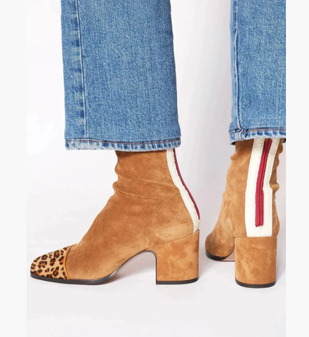 Vivienne™ | Bottines Modernes Contrastées