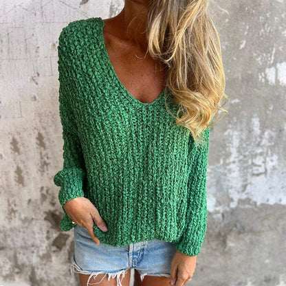 Pull En Cachemire Avec Décolleté En V