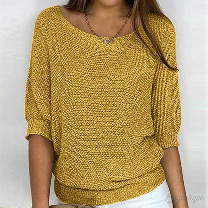 REBECCA™ | PULL ÉLÉGANT EN FIL TRECCIA DE QUALITÉ